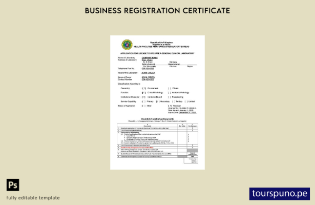 lista para imprimir solicitud de licencia de Filipinas para operar plantilla de 